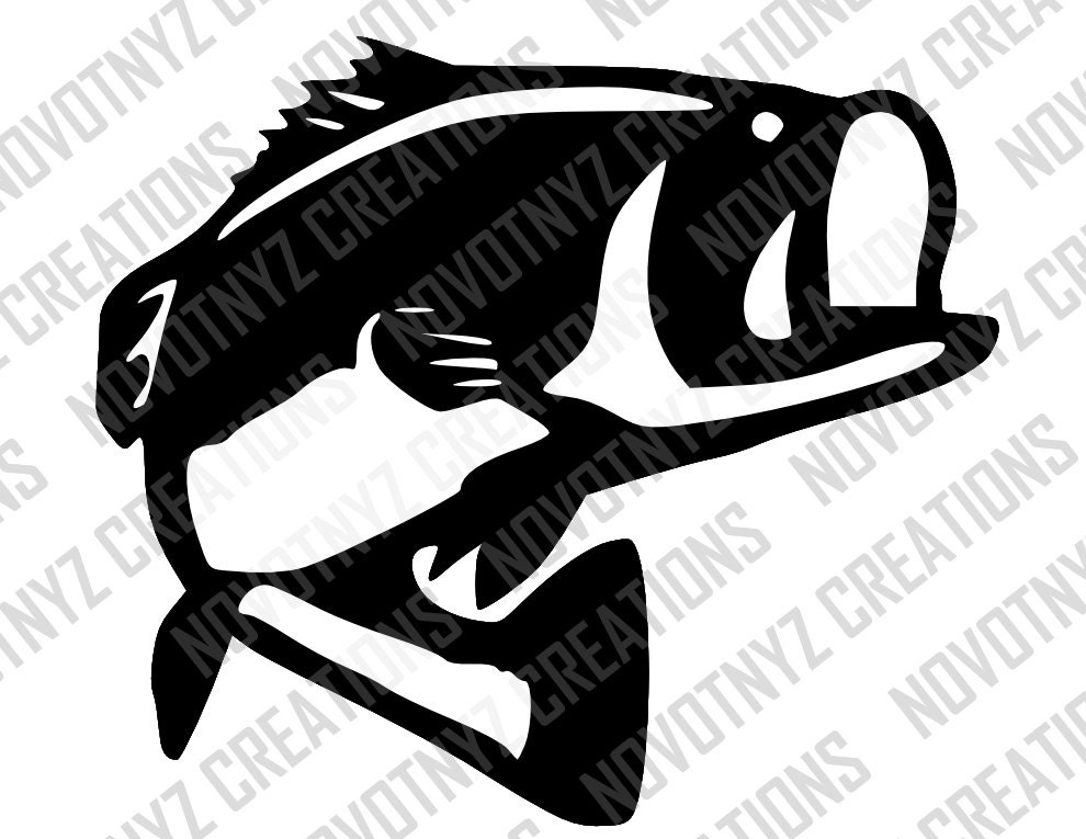 Download Bass SVG Fish SVG Fishing SVG
