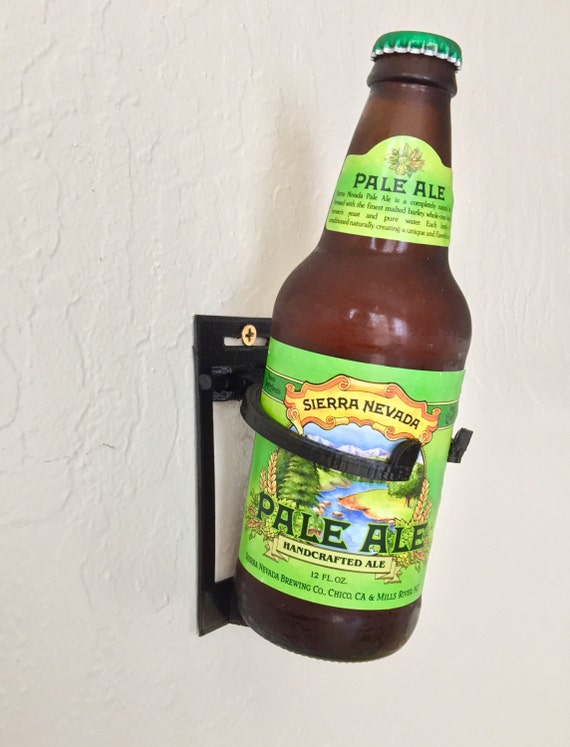 Beer can & bottle holder wall mount unique 3D Printed perfect