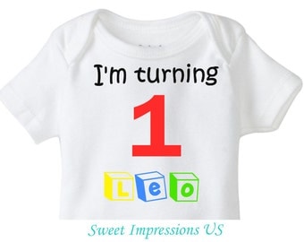 Blocks Personalized Birthday Boy Toddler Infant T-Shirt or Decal