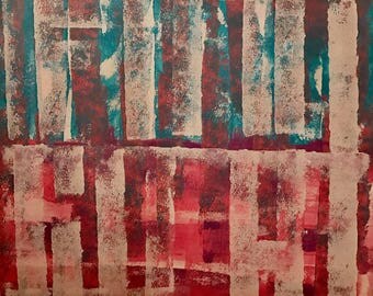 Acrylic Painting "Gender Conflict"
