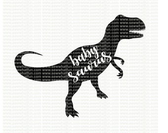 Baby Saurus SVG, cutting file, vinyl file, svg, dinosaur, svg file cameo file, cricut, dinosaur baby, dinosaur svg, download, baby