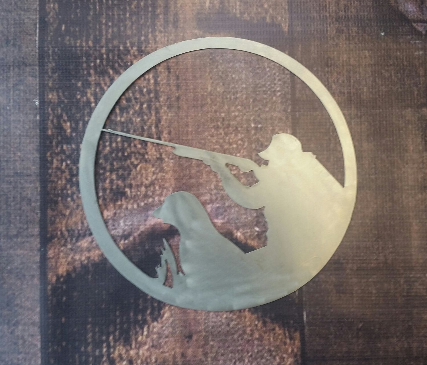 Duck Hunter Metal Sign Hunting Cabin Decor Metal Wall Art