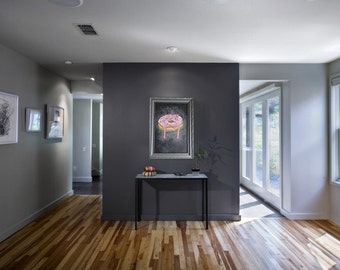 DONUT" 20,7" x 28,3" Original Acrylic Painting On Wood