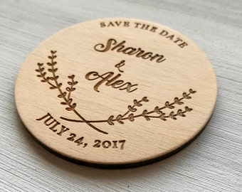 Wedding Announcement. Save the Date Magnet. Wedding Magnets. Wood Save the Date. Custom Magnets. Rustic Wedding. Wooden Wedding Invintation