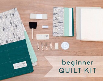 Falling Leaves - DIY Baby Quilt Kit for Beginner Sewists and Quilters