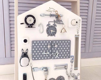 Busy board|Toddler toys|Activity board|Sensory board