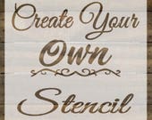 Word stencils | Etsy