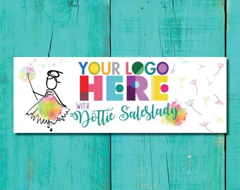Customizable Dandelion Fairy Girl Personalized Facebook Cover Photo Fashion Consultant