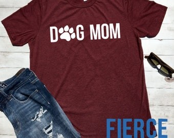 Dog Mom Unisex Adult Shirt, Funny Dog Mom Shirt, Stay at Home Dog Mom, Funny Mom Shirt