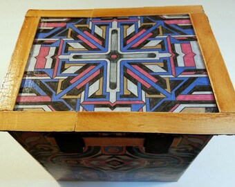 Decorative Upcycled Cardboard Box