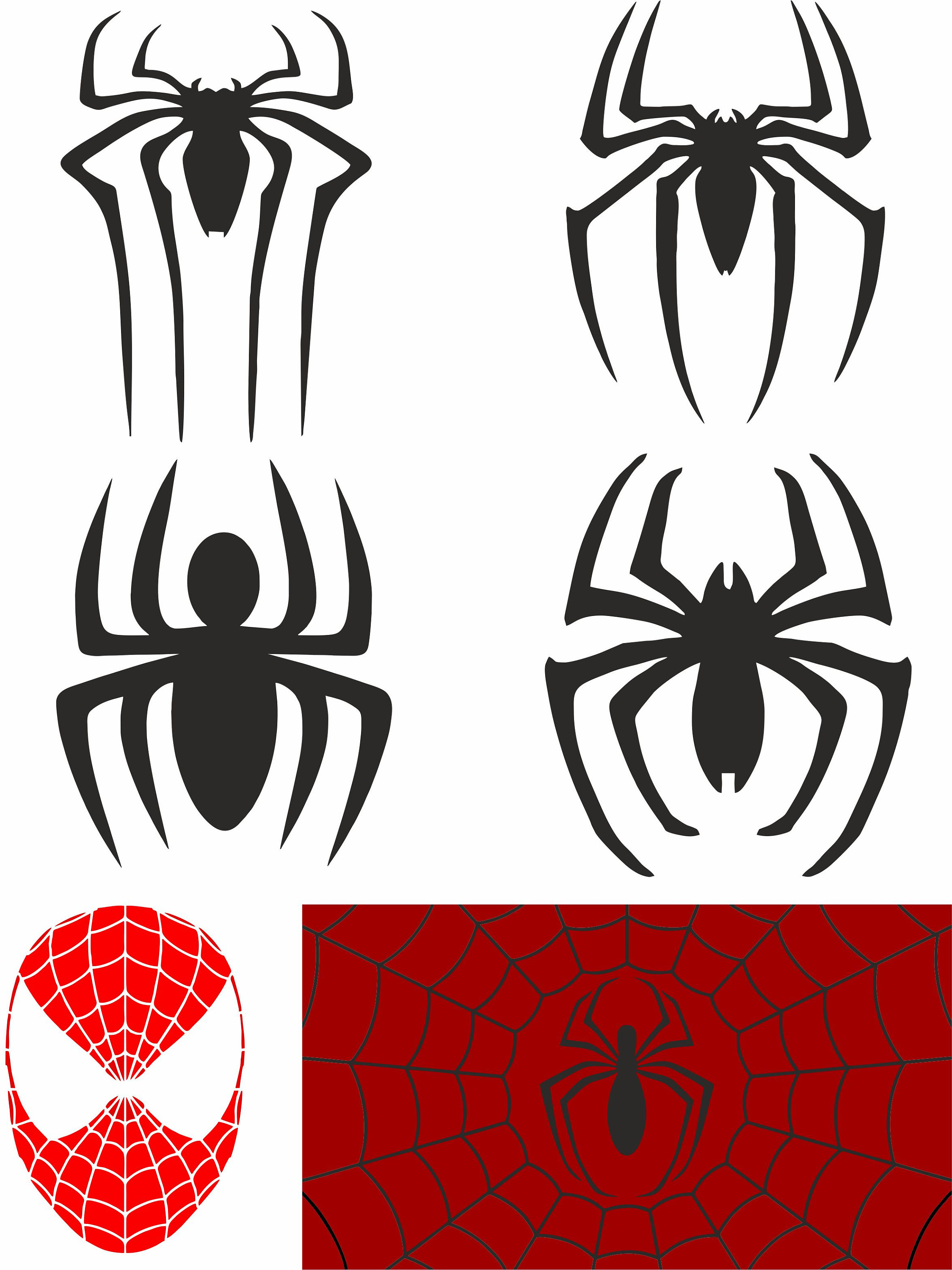 Spiderman Free Svg - Layered SVG Cut File