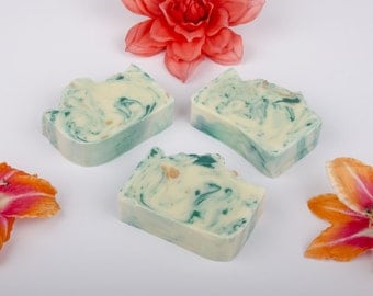 Cucumber Melon Soap - Homemade Soap - Cold Process Soap - Gift for Her - Mothers Day Gift