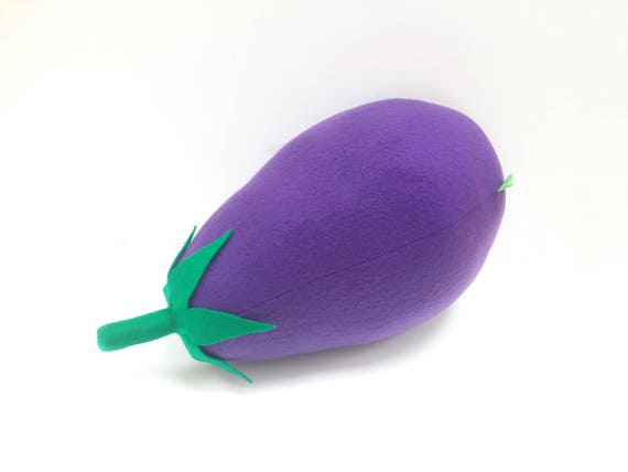 giant eggplant pillow