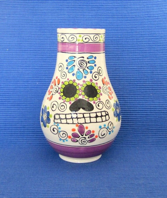 Dia de los Muertos Vase