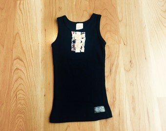 Black Enchanted Ruffle Tank Top - SALE