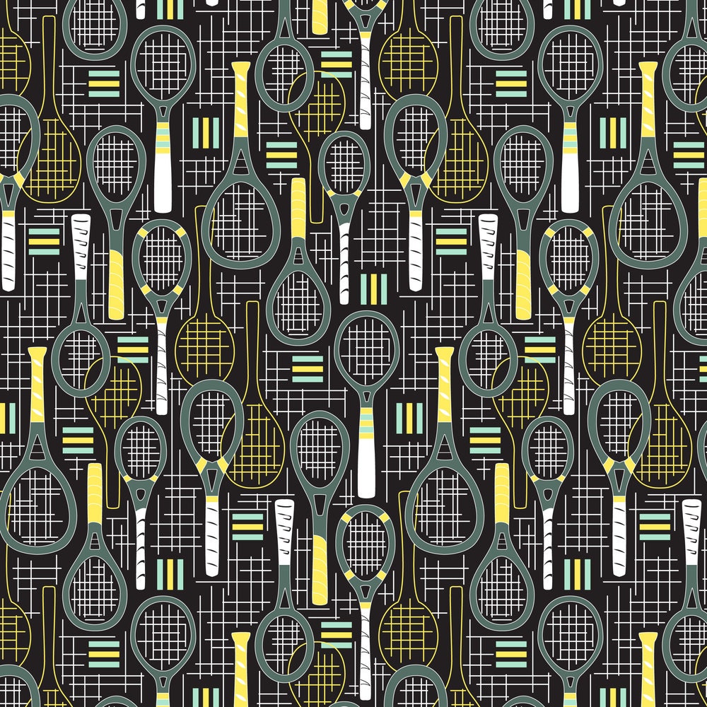 Tennis Fabric More Designer Tennis Racquets By MagO Black