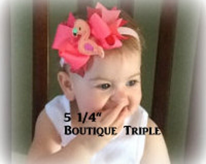 Paris Eiffel Tower Bow, Paris Hairbow, Layered Bow, Boutique Hair Bow, Pink and Black Bow, France Bow, European Hairbow, Poodle Hairbow,