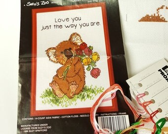 Janlynn Cross Stitch Kit Koala Suzys Zoo