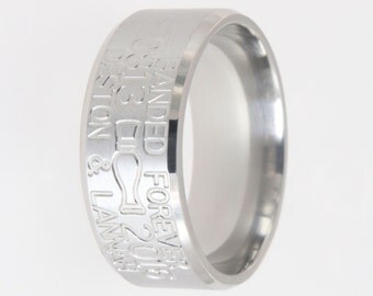personalized 10mm wide titanium duck band duck call ring duck band wedding rings - Duck Band Wedding Rings personalized 10mm wide titanium duck band duck call ring duck band wedding rings - Duck Band Wedding Rings