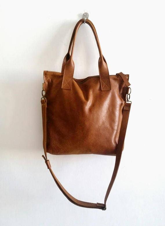 cross body brown leather purse