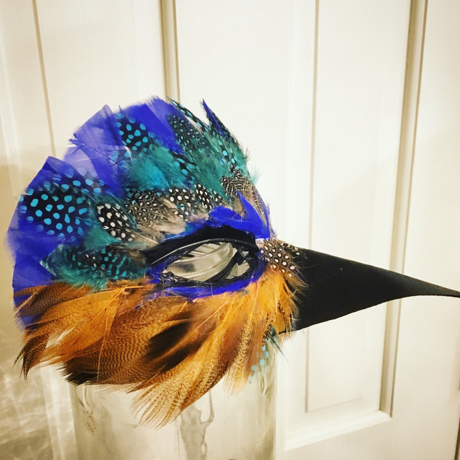 feather mardi gras masks