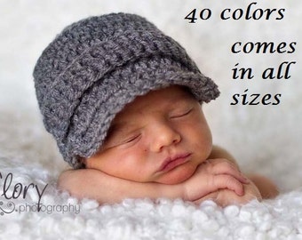 Baby Boy Hats, Baby Hats, Newborn Hat, Crochet Hats, Photo Props, Photography Props, Coming Home Outfit, Baby Shower Gift, Newborn Boy Hat