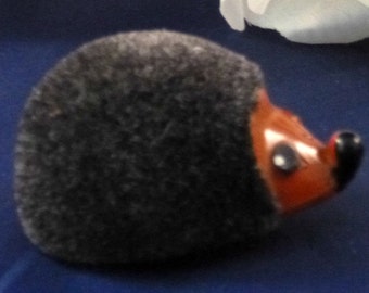 Vintage Lehmann Nunu Baby Hedgehog Friction West Germany Toy, 1960s