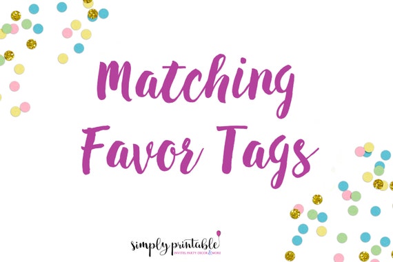 Favor Tags to Match any Card in My Shop Il_570xn