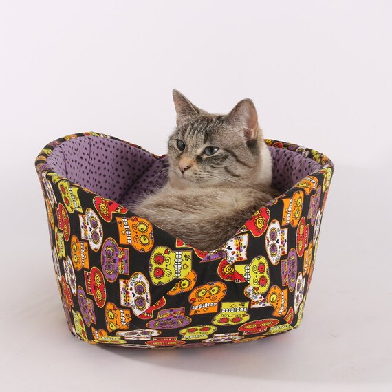 Day of the Dead Cat Bed