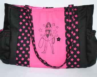 Wonder Woman Diaper Bag Purse DC Comics
