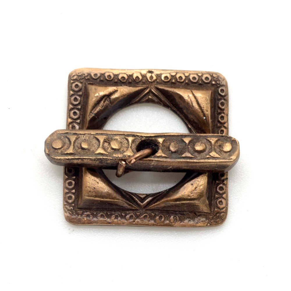 Art Deco Picture Frame Toggle Clasp Handmade Bronze from edenartglass ...