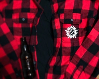Supernatural anti-possession Flannel Shirt