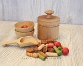 Guaranteed Christmas Delivery! Pasta in a bag set.  Play kitchen wooden food.