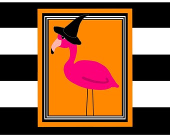 Orange Wall Decor flamingo wall decor | etsy Orange Wall Decor flamingo wall decor | etsy