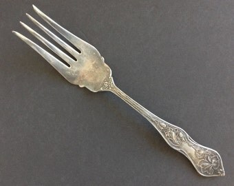 Silverplate Serving Fork Cold Meat Fork the only marking on the back is a "K"