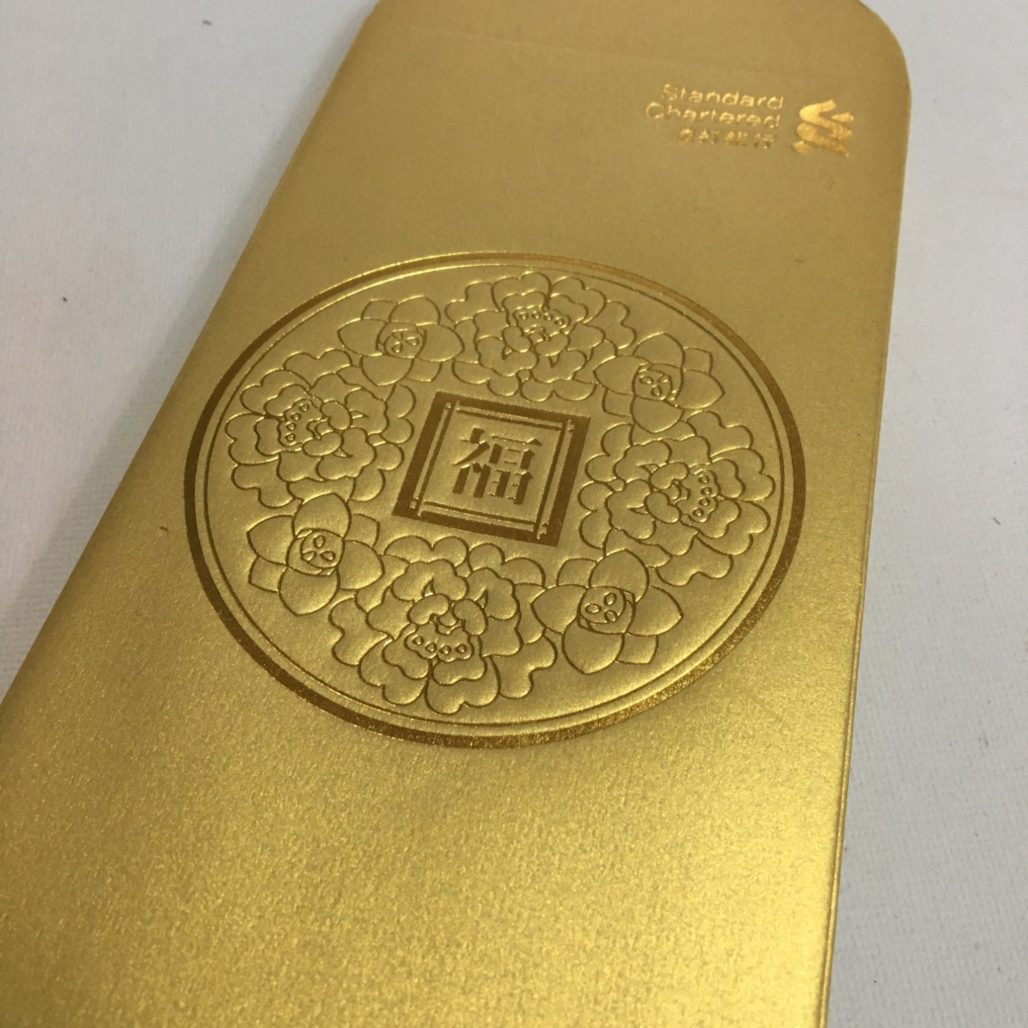 A Set of 20 Chinese New Year Golden Money Envelopes Metallic