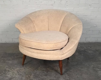 Swanky Mid-Century Modern Lounge Chair Hollywood Style / By Carsons Of High Point - SHIPPING NOT INCLUDED