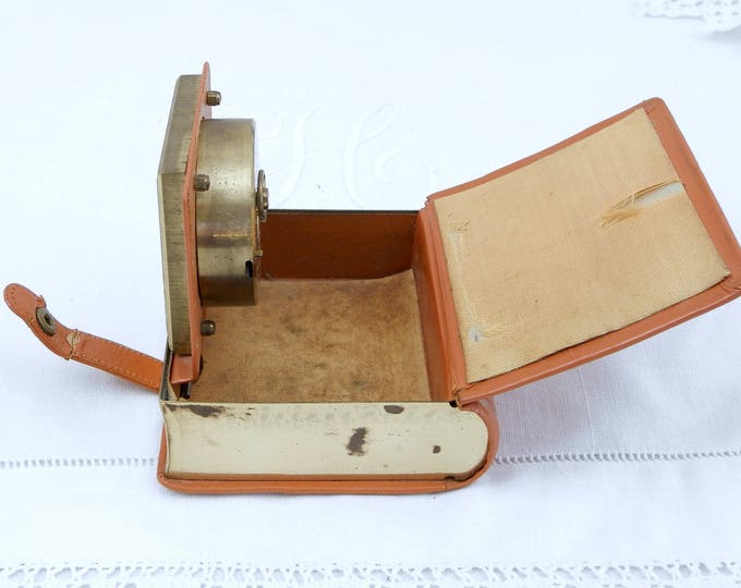 Unusual Pop Up Book Mechanical Travel Alarm Clock, Quality Working Vintage 7 Jewels Mechanism, Retro, Home, Interior, Timepieace, Time