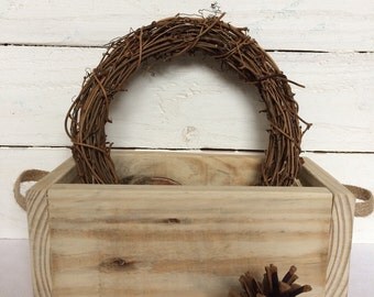 Succulent planter - cacti planter - reclaimed wood box - rustic wood - plant pot