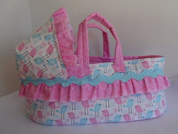 Baby Moses Doll Basket