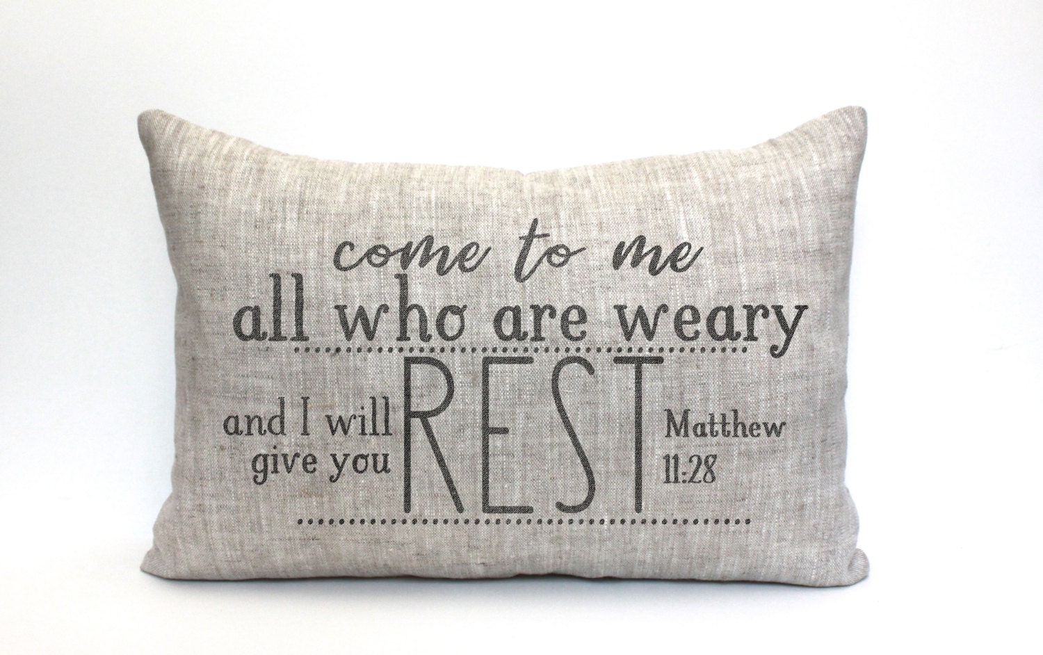 Bible verse pillow Bible verse scripture pillow by CoverLove