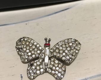 Vintage Butterfly Pin FREE SHIPPING