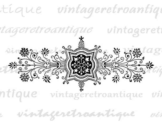 Digital Printable Elegant Banner Image Graphic Download Artwork Vintage Clip Art Jpg Png Eps HQ 300dpi No.2241