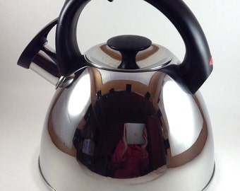 Mid Century Modern OXO Good Grips® Click Click Tea Kettle in Stainless Steel/Retro Tea Kettle