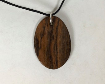 Hand made Exotic Bocote Wood Pendant