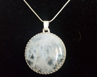 Celestial Moonlight Moon and Star Pendant
