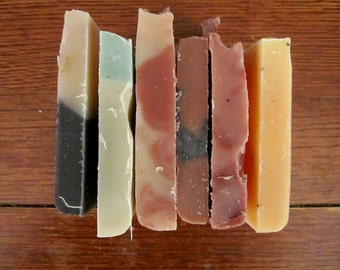 One Shots - Cold Process Soap Samples Multiple Scents Party Favor Wedding Favor Sampler Pack Individual Samples