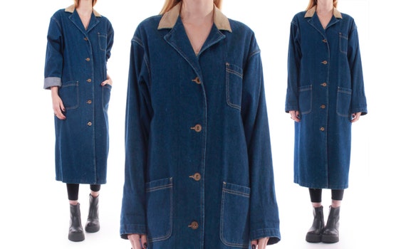 blue jean duster