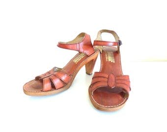 mexican tooled leather sandals