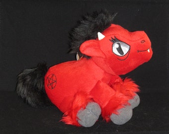 teddy demon plush